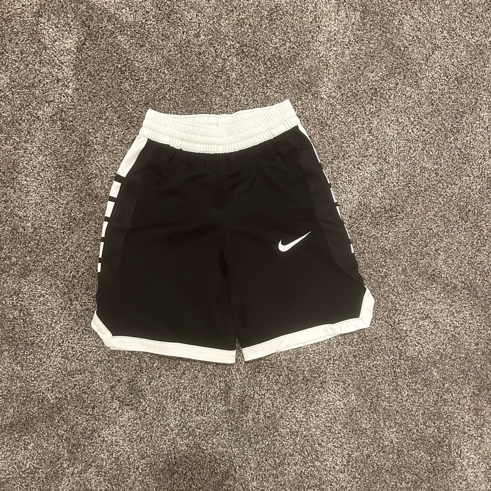 Nike Black and White Kids Shorts